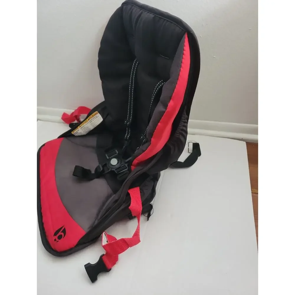 Baby Trend Sit'N Stand Double Stroller Front Seat Cover Belt Straps Red W/Black